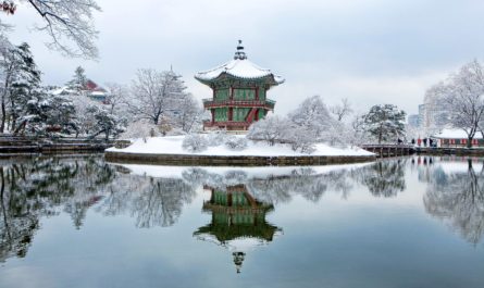 Южная Корея Зимой
